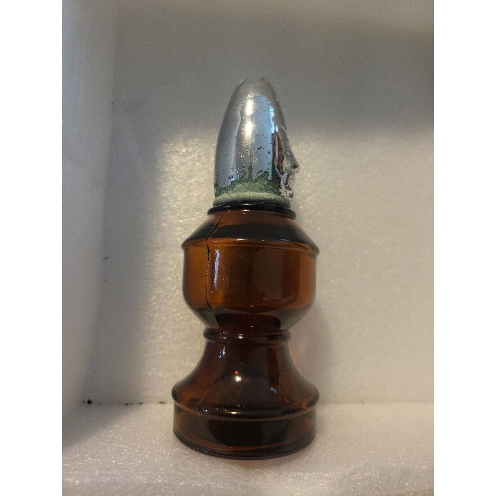 Vintage Avon Bottle Bishop Chess Piece Amber Aftershave Perfume Cologne - Picture 2 of 8